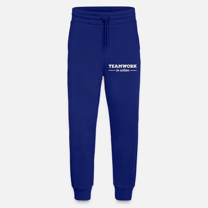 Teamwork - Jogging Pants - made by SPREAD  - Iconic Blue