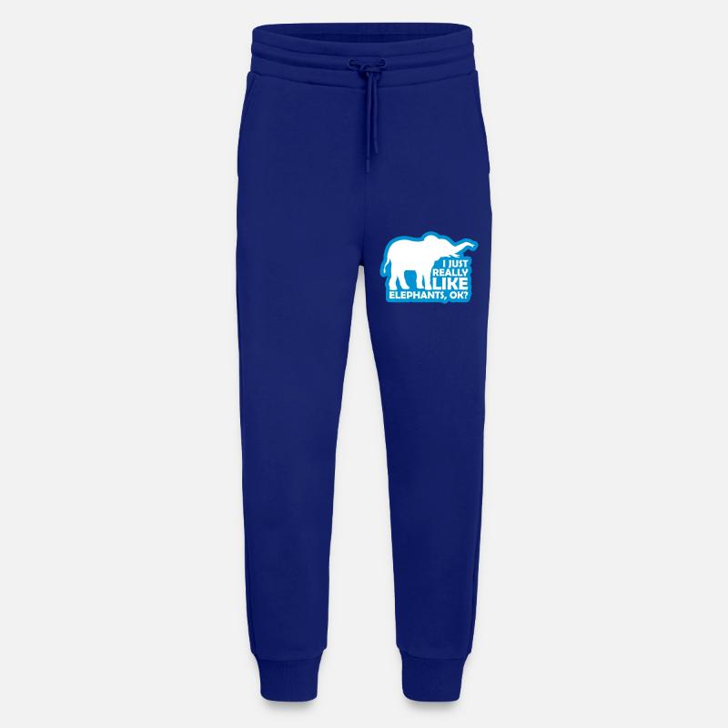 Spruch really like elephants - Jogginghose - made by SPREAD - Iconic Blue