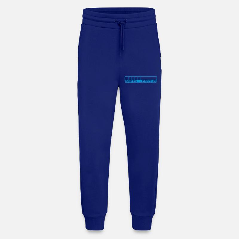 Brain Loading Bar - Pantalon de jogging bio décontracté fabriqué en UE - Iconic Blue