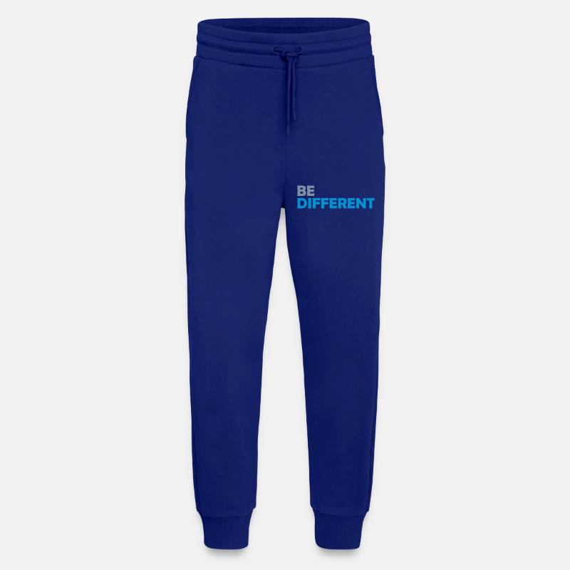 Be different Logo Design - Jogging Pants - made by SPREAD  - Iconic Blue