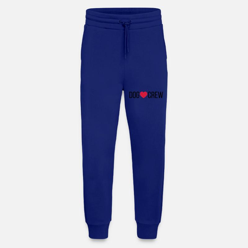Chien Crew Coeur - Pantalon de jogging bio décontracté fabriqué en UE - Iconic Blue