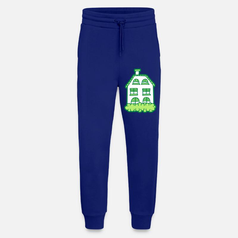Häuschen Gemaltes Haus - Jogginghose - made by SPREAD - Iconic Blue