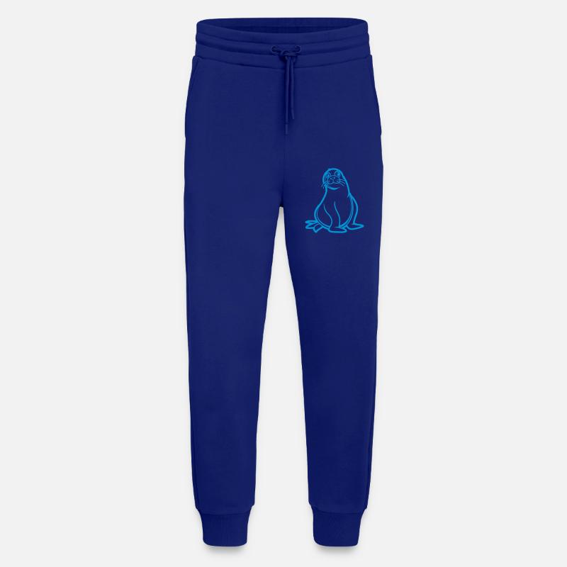 seehund comic - Jogginghose - made by SPREAD - Iconic Blue