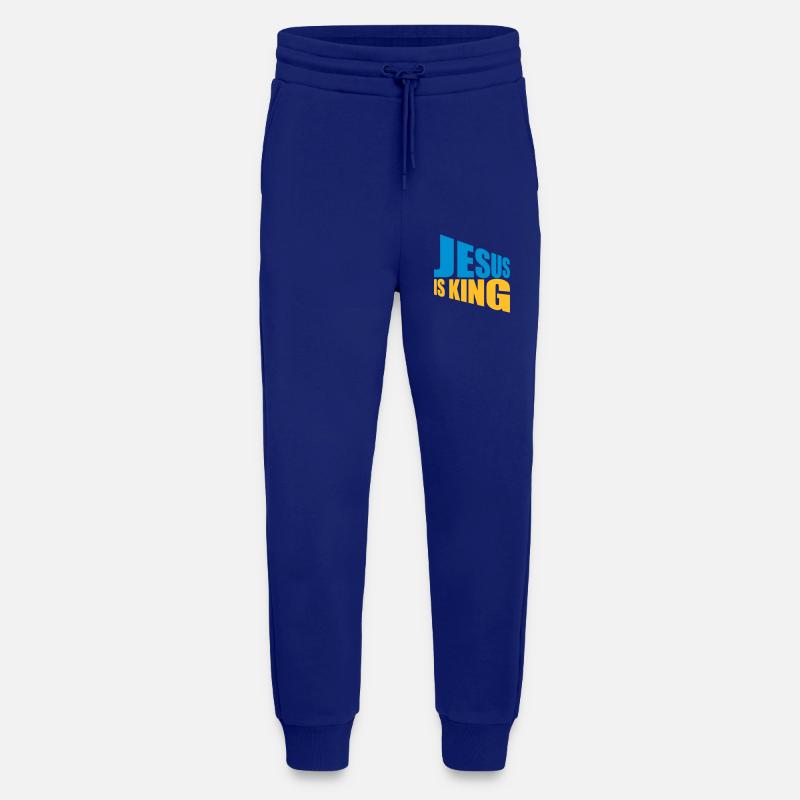 jesus is king Zitat - Jogginghose - made by SPREAD - Iconic Blue