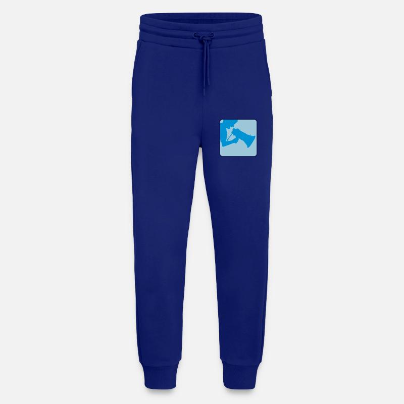Speech Megafon Propaganda Man - Jogging Pants - made by SPREAD  - Iconic Blue