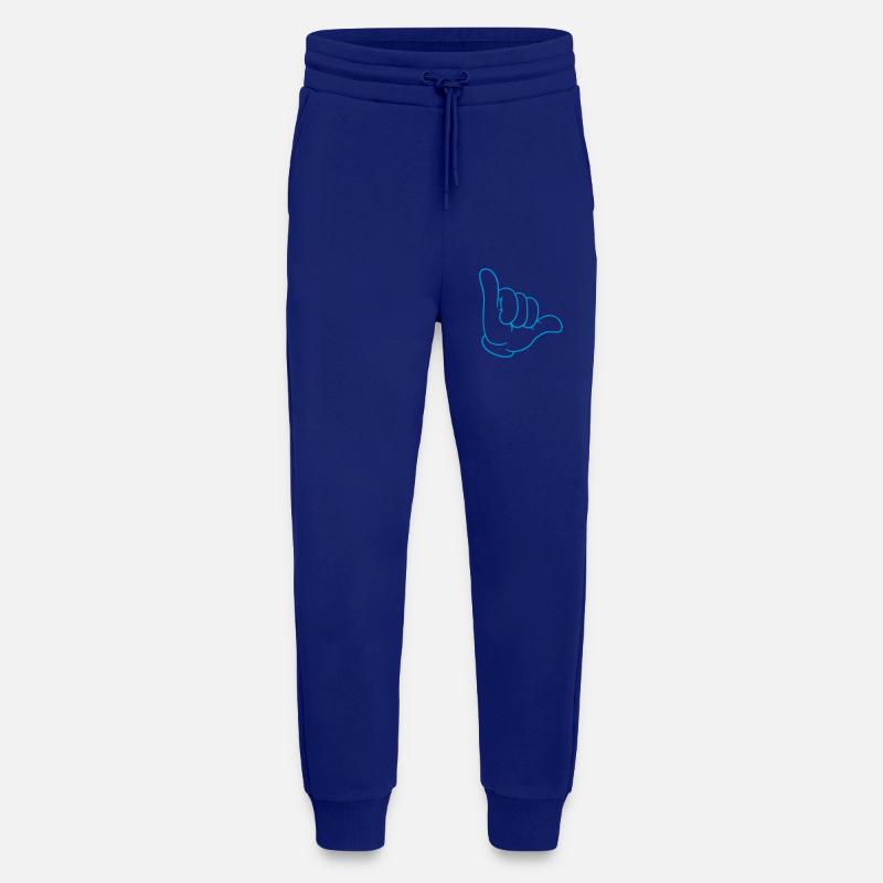 Surfer Gruss Boarder Zeichen - Jogginghose - made by SPREAD - Iconic Blue