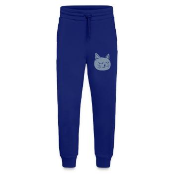 Entspannte Katze Augen geschlossen - Jogginghose - made by SPREAD - Iconic Blue - Vorne