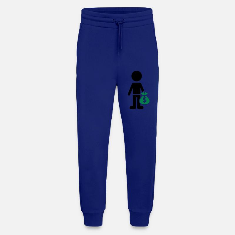 Business Geld Hustle - Jogginghose - made by SPREAD - Iconic Blue