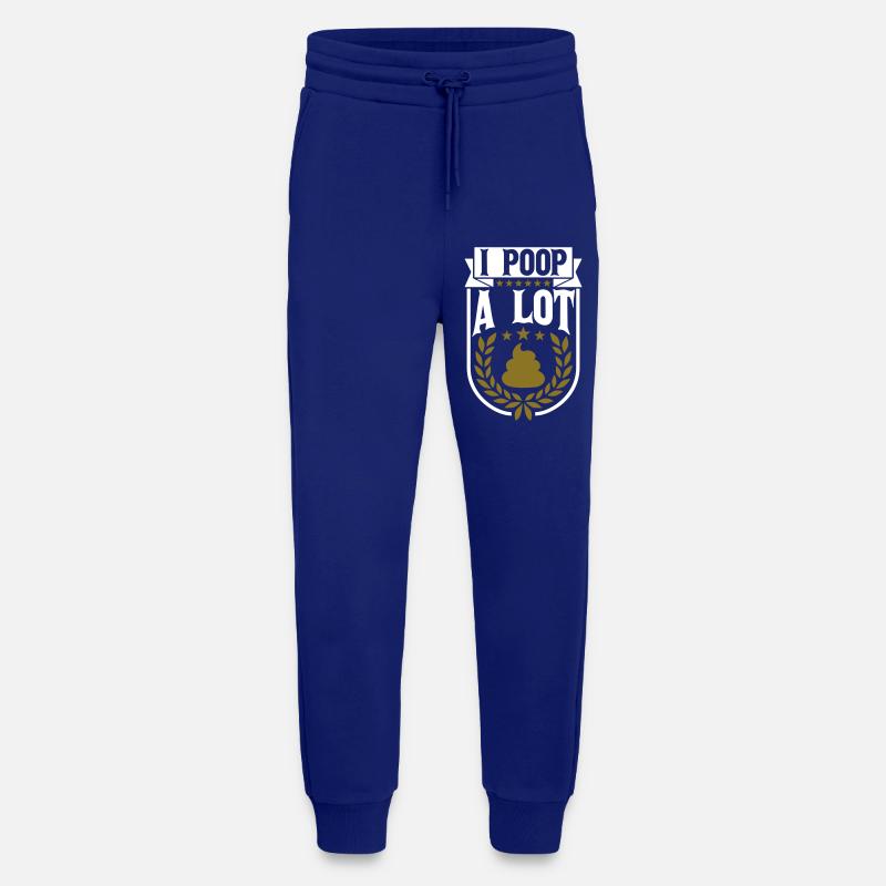 Je fais beaucoup caca - Pantalon de jogging bio décontracté fabriqué en UE - Iconic Blue