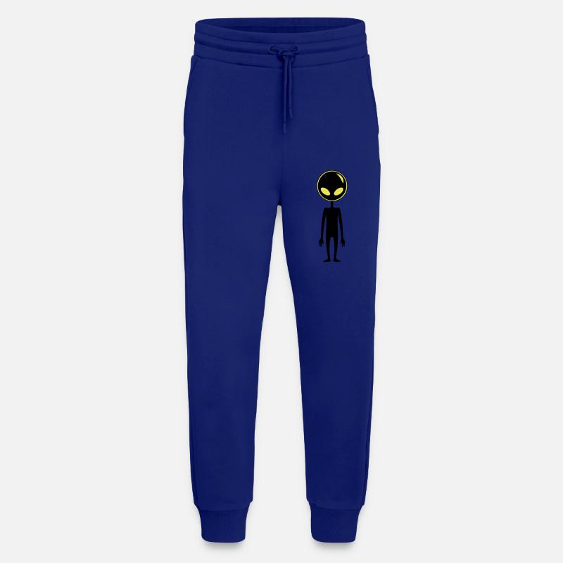 Alien Außerirdischer - Pantalon de jogging bio décontracté fabriqué en UE - Iconic Blue