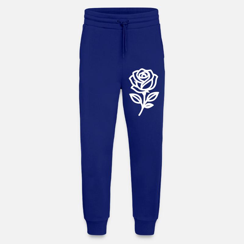 Rose Blume - Jogginghose - made by SPREAD - Iconic Blue