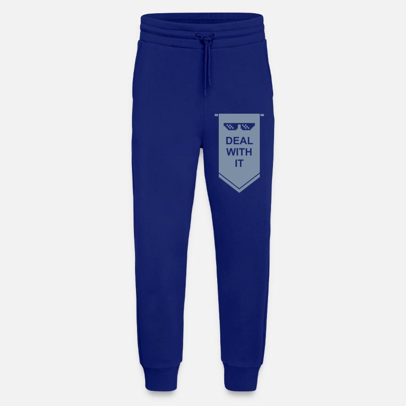 Bannière Traitez-le - Pantalon de jogging bio décontracté fabriqué en UE - Iconic Blue