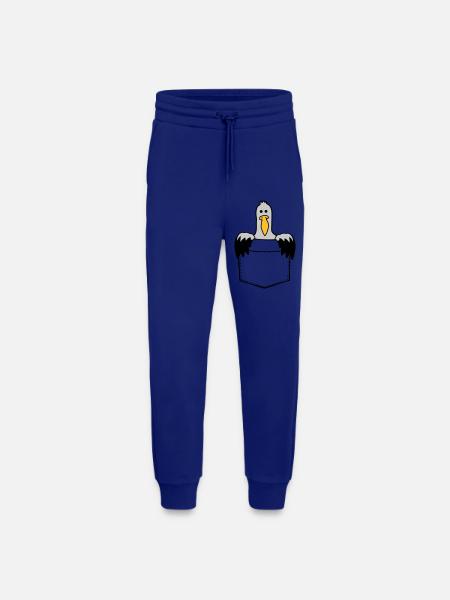 Bag Seagull On the way - Jogging Pants - made by SPREAD  - Iconic Blue
