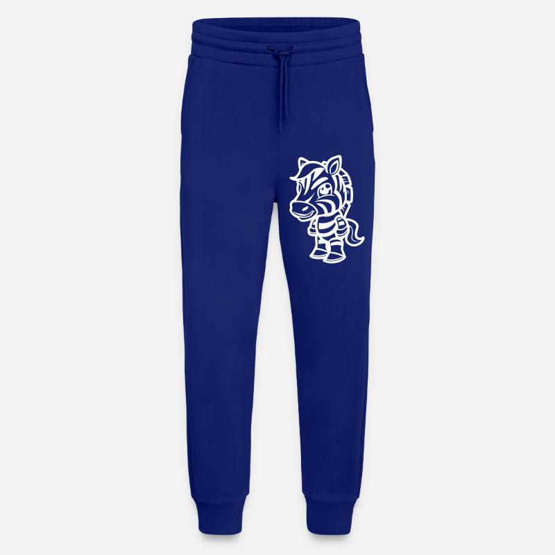 Zebra Comic - Jogging Pants - made by SPREAD  - Iconic Blue