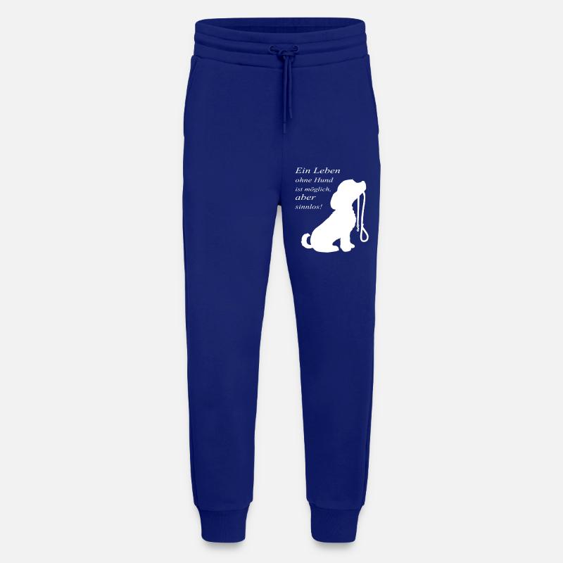 A life without a dog - Jogging Pants - made by SPREAD  - Iconic Blue