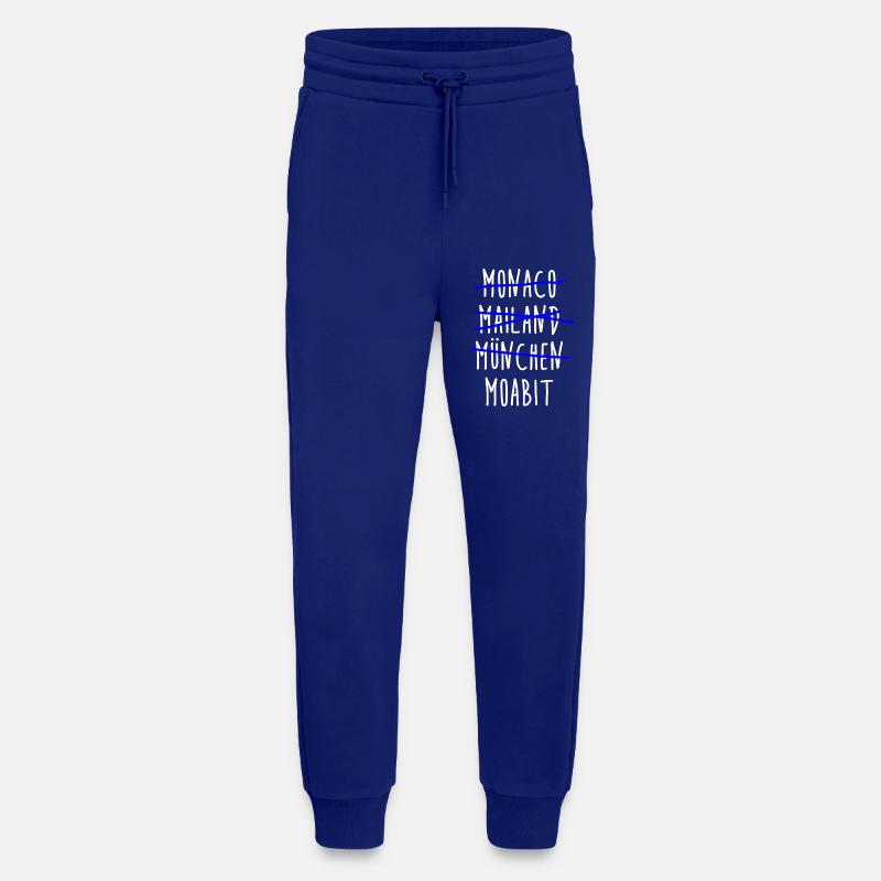 Moabit - Berlin - Germany - District - Jogging Pants - made by SPREAD  - Iconic Blue