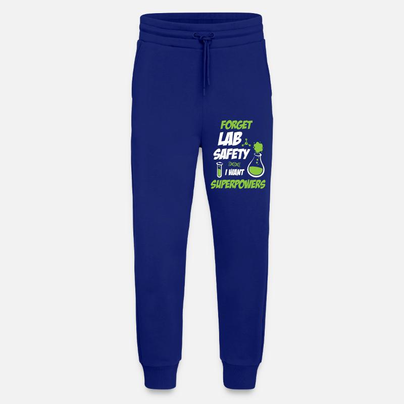Forget Lab Safety Funny Science - Jogging Pants - made by SPREAD  - Iconic Blue