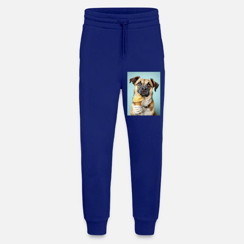 Hund mit Eis - Jogginghose - made by SPREAD - Iconic Blue