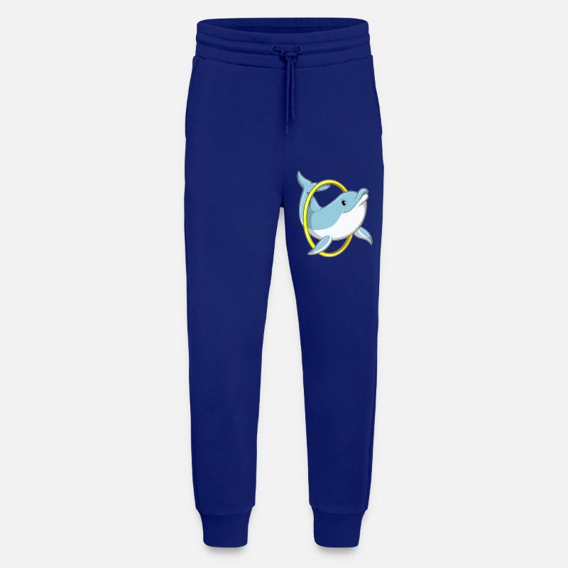 Dolphin with ring - Jogging Pants - made by SPREAD - Iconic Blue