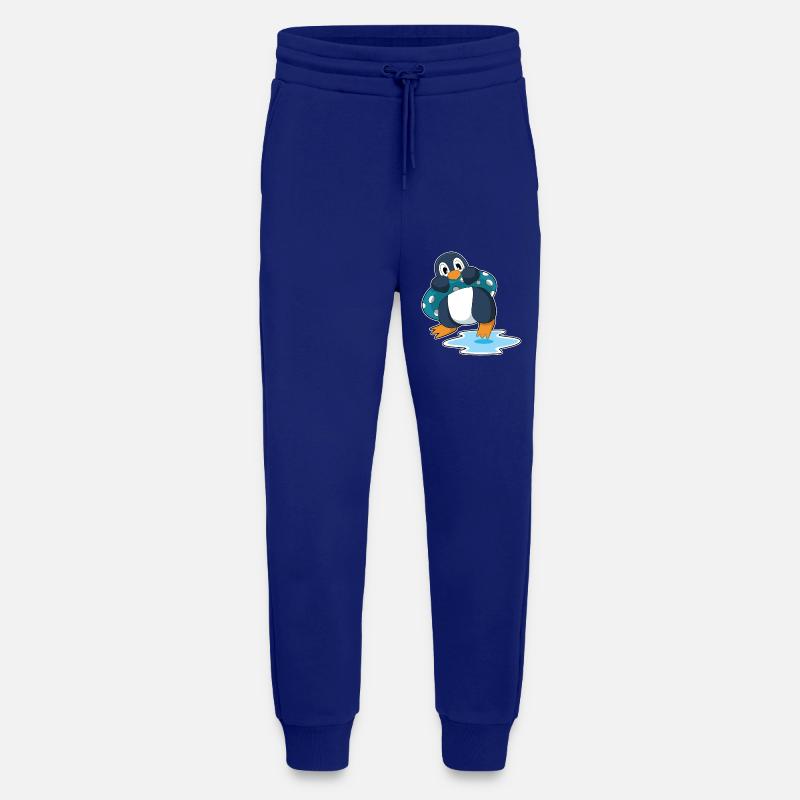 Pinguin mit Schwimmring - Jogginghose - made by SPREAD - Iconic Blue