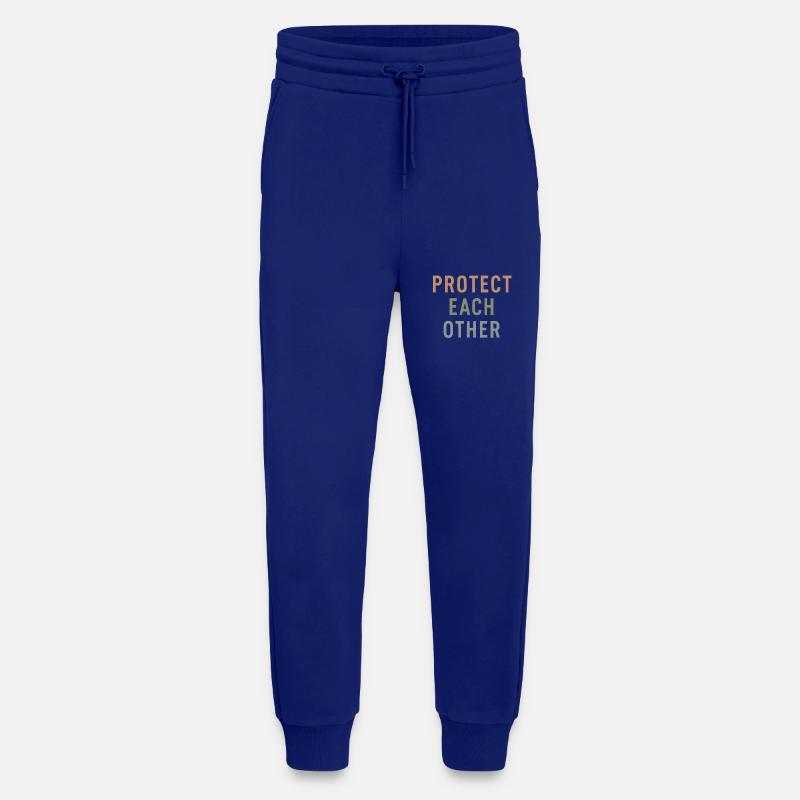 protect each other Gift - Jogging Pants - made by SPREAD  - Iconic Blue