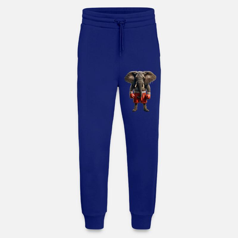 Elefant mit Boxhandschuhen - Jogginghose - made by SPREAD - Iconic Blue