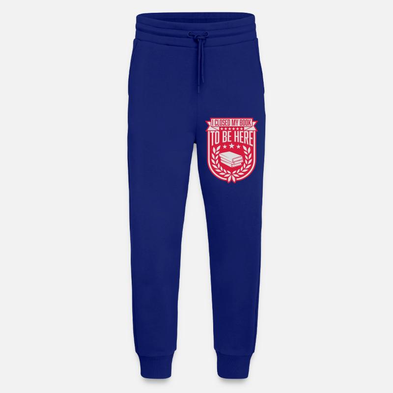I closed my book - Jogging Pants - made by SPREAD - Iconic Blue