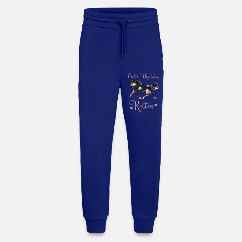 Echte Mädchen Reiten Pferde Geschenkidee - Jogginghose - made by SPREAD - Iconic Blue