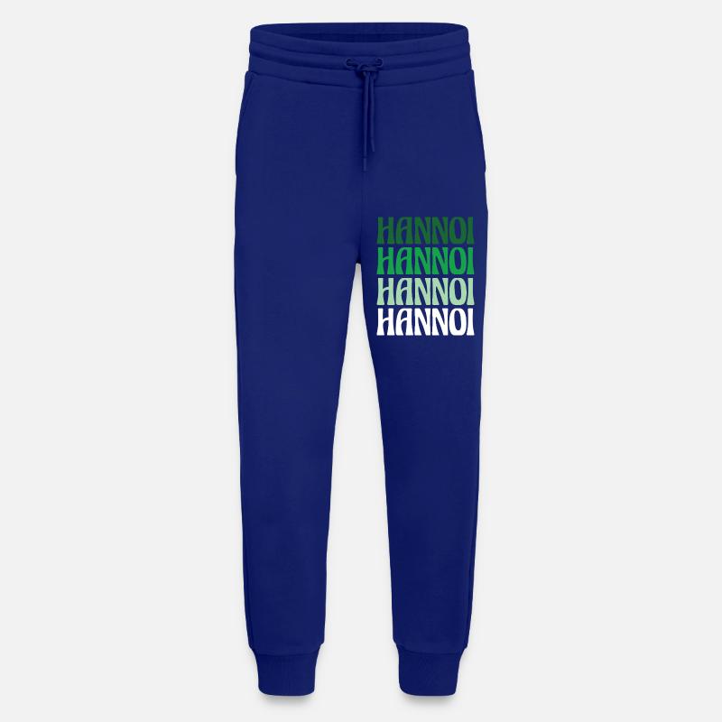 Hannoi Hanover Dialect Gift - Pantalon de jogging bio décontracté fabriqué en UE - Iconic Blue