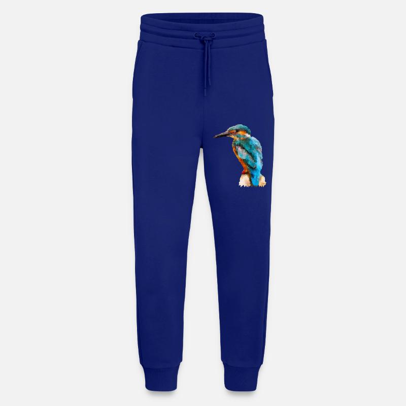 Oiseau de glace - Pantalon de jogging bio décontracté fabriqué en UE - Iconic Blue