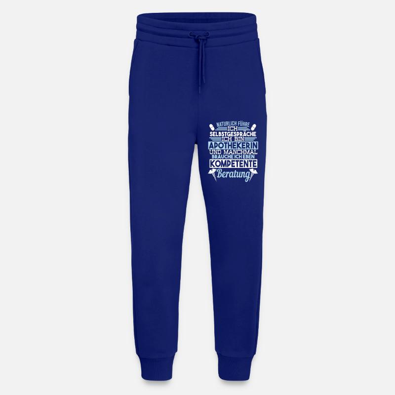 Pharmacist Self-talk competent advice - Jogging Pants - made by SPREAD  - Iconic Blue