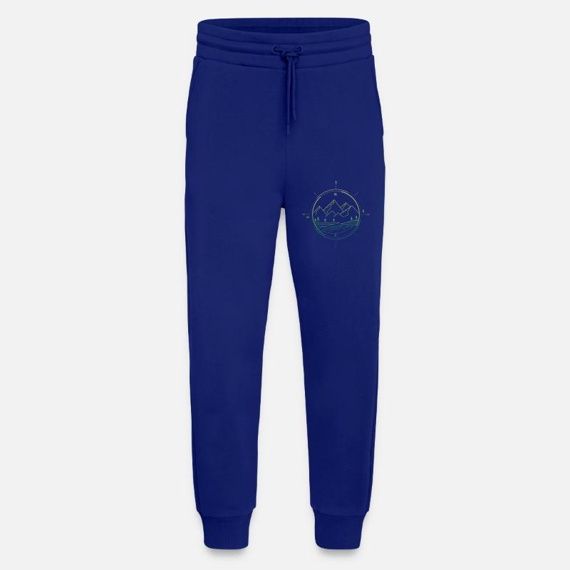 Berge Kompass - Jogginghose - made by SPREAD - Iconic Blue