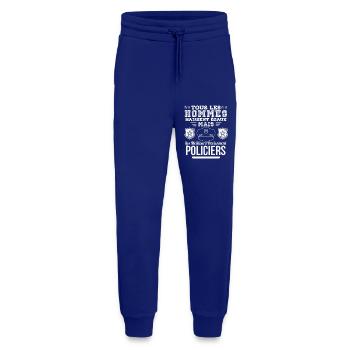 Police - Jogging Pants - made by SPREAD  - Iconic Blue - Front