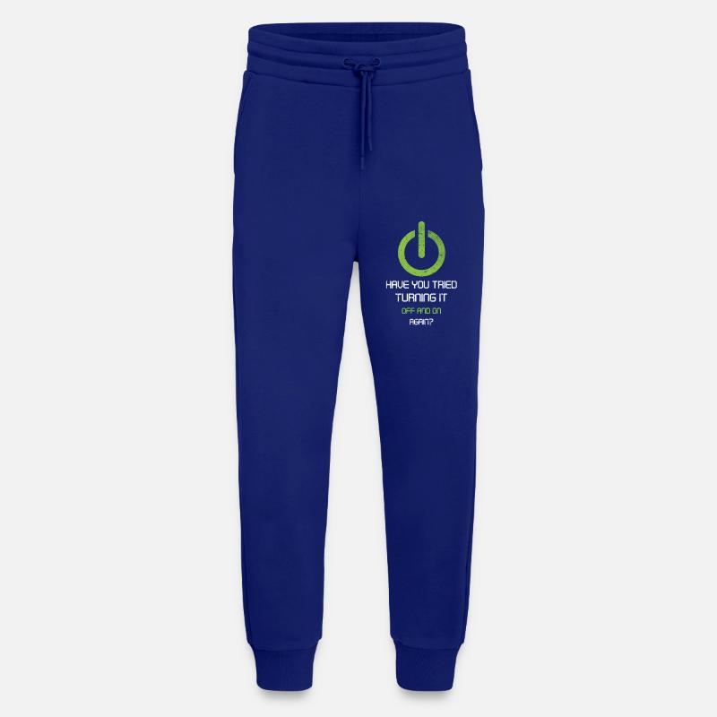tech, tech desk, developer, - Jogginghose - made by SPREAD - Iconic Blue