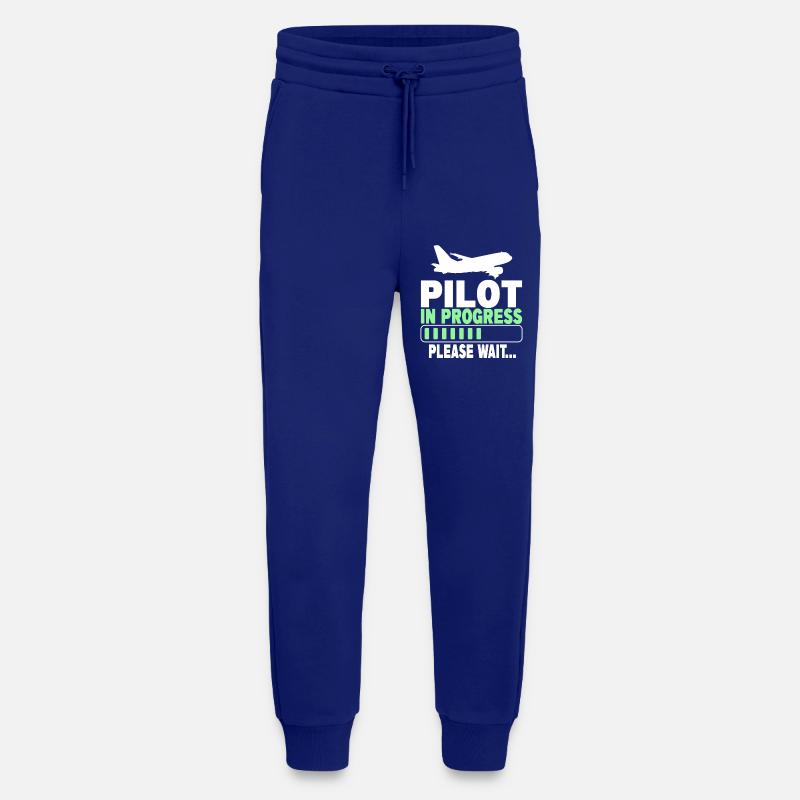 Pilot In Progress Please Wait - Jogginghose - made by SPREAD - Iconic Blue