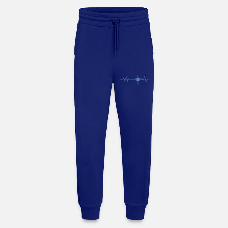 Herzschlag Chip Elektronik Beruf Technik - Jogginghose - made by SPREAD - Iconic Blue