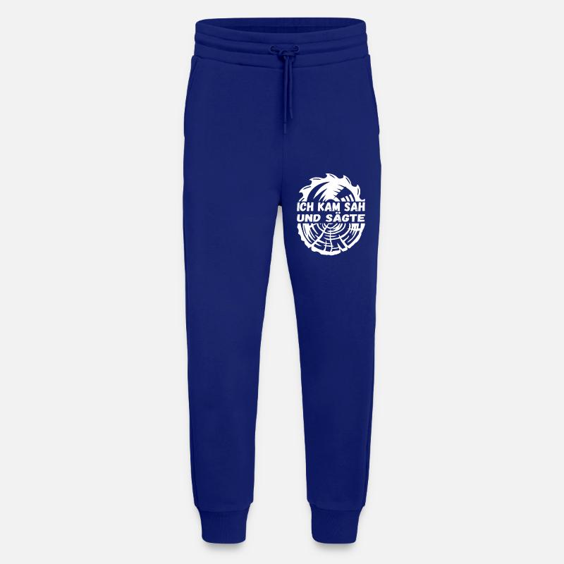Ich kam sah und sägte - Jogginghose - made by SPREAD - Iconic Blue