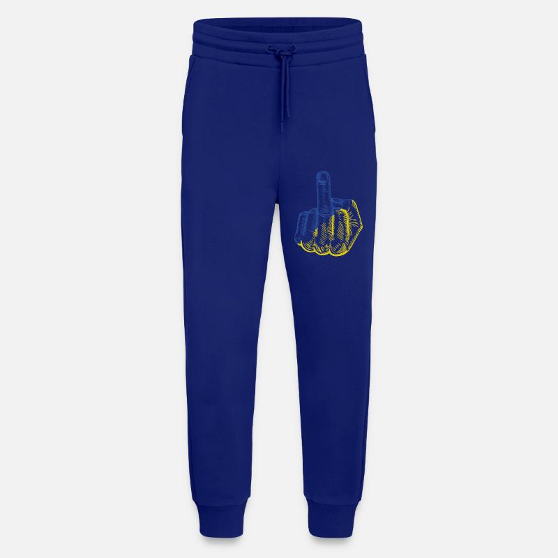 Ukraine Mittelfinger - Jogginghose - made by SPREAD - Iconic Blue