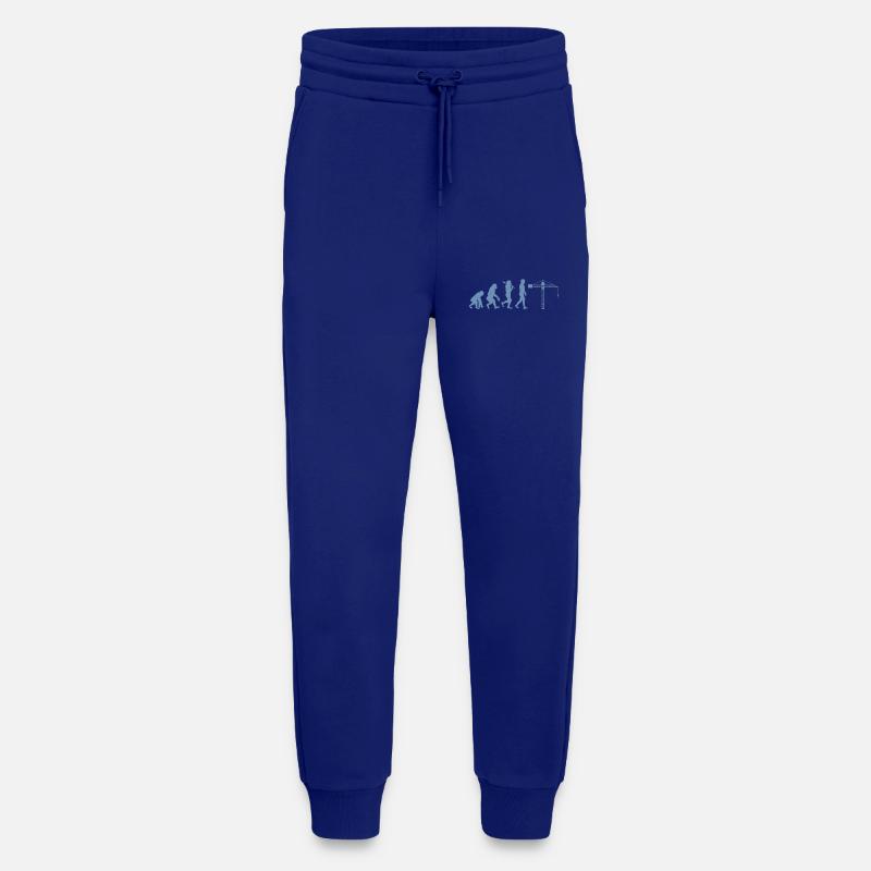 Crane operator Evolution - Jogging Pants - made by SPREAD  - Iconic Blue