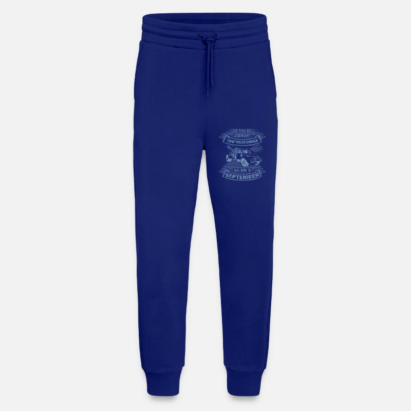 Legendärer Abschleppwagenfahrer im September - Jogginghose - made by SPREAD - Iconic Blue