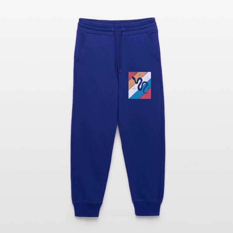 Snake Retro Reptile Python Gift idea Jogginghose - made by SPREAD