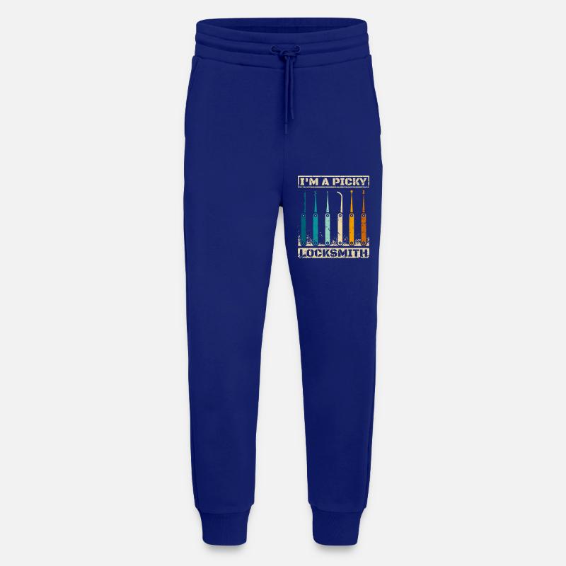 Je suis un serrurier difficile - Pantalon de jogging bio décontracté fabriqué en UE - Iconic Blue