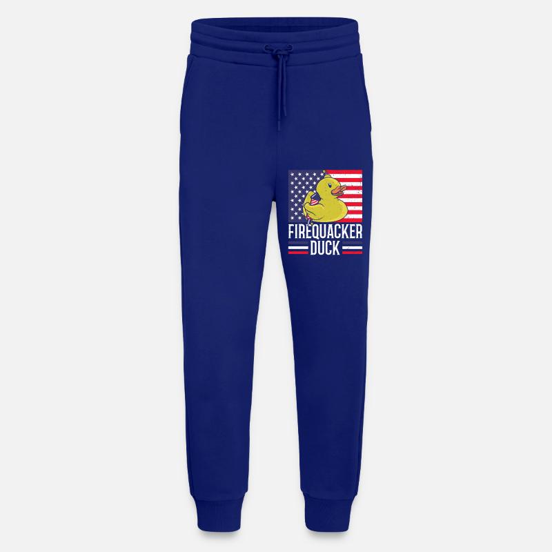 Firequacker Duck 4. Juli Firecracker - Jogginghose - made by SPREAD - Iconic Blue