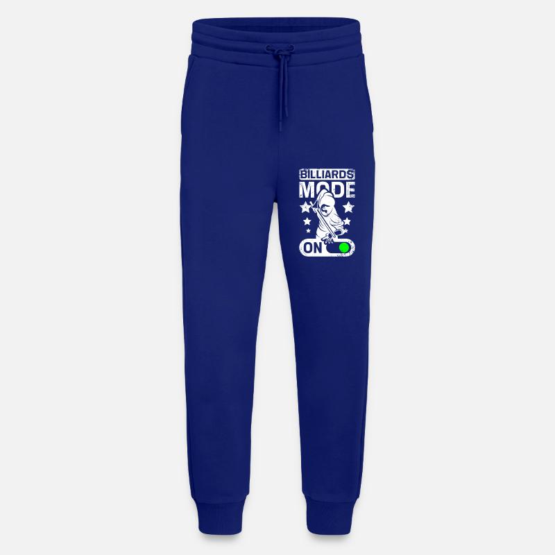 Mode billard activé - Pantalon de jogging bio décontracté fabriqué en UE - Iconic Blue