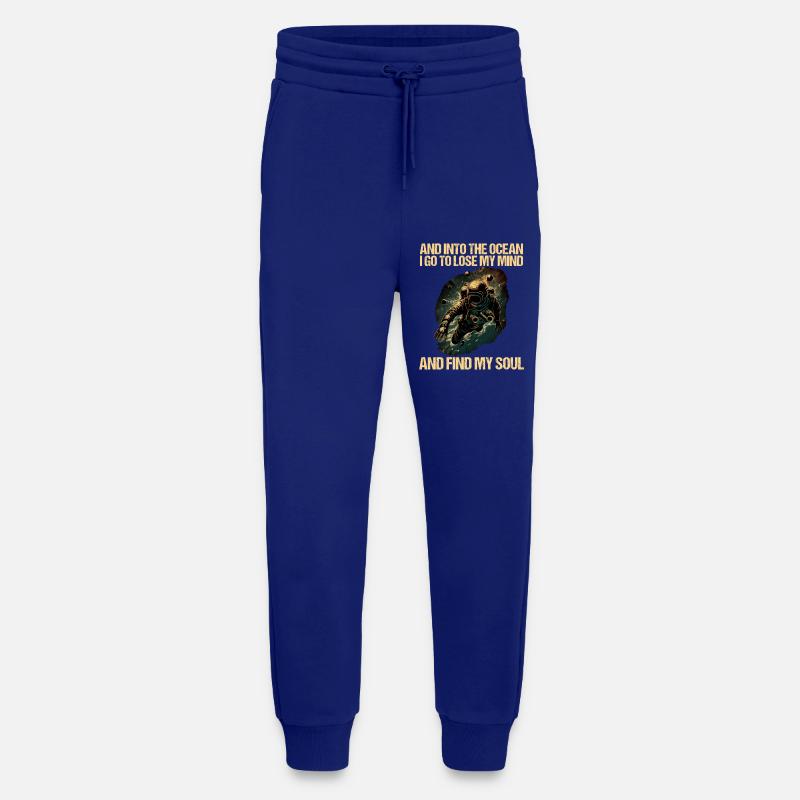 Plongeur plongeur plongeur - Pantalon de jogging bio décontracté fabriqué en UE - Iconic Blue