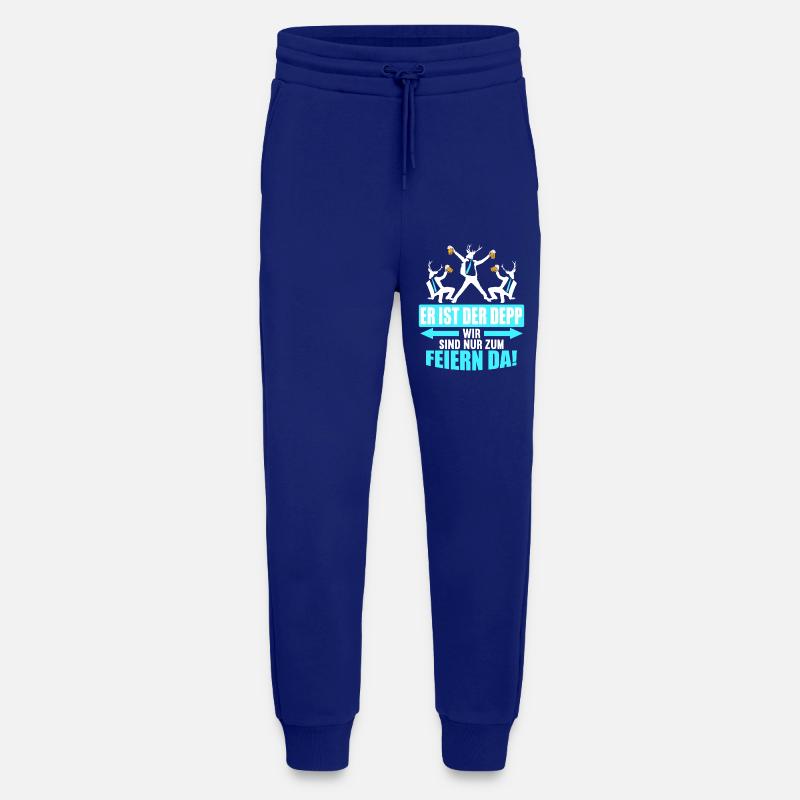 Junggesellenabschied Poltern Polterabend JGA - Jogginghose - made by SPREAD - Iconic Blue