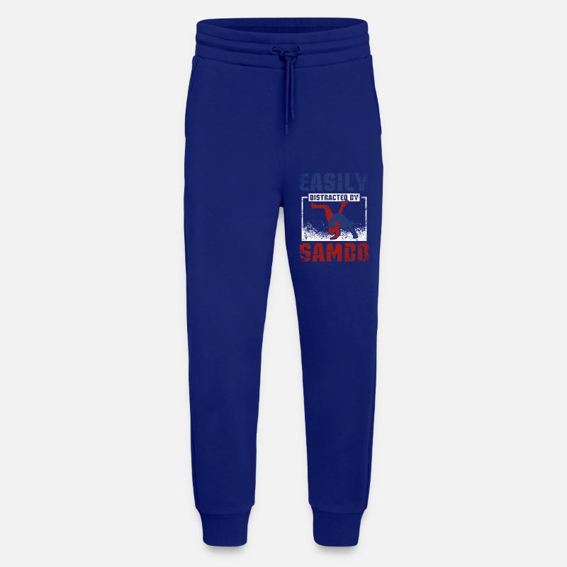 Easily distracted by Sambo - Jogging Pants - made by SPREAD  - Iconic Blue