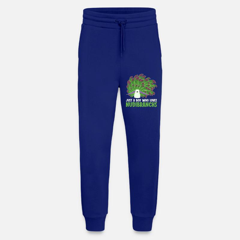 Nudibranches nudibranches - Pantalon de jogging bio décontracté fabriqué en UE - Iconic Blue