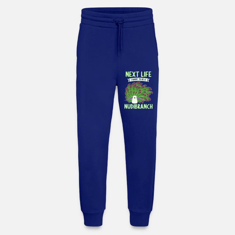Nudibranches nudibranches - Pantalon de jogging bio décontracté fabriqué en UE - Iconic Blue