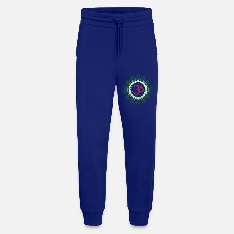 Psychedelic Goamit Om Motiv - Jogginghose - made by SPREAD - Iconic Blue